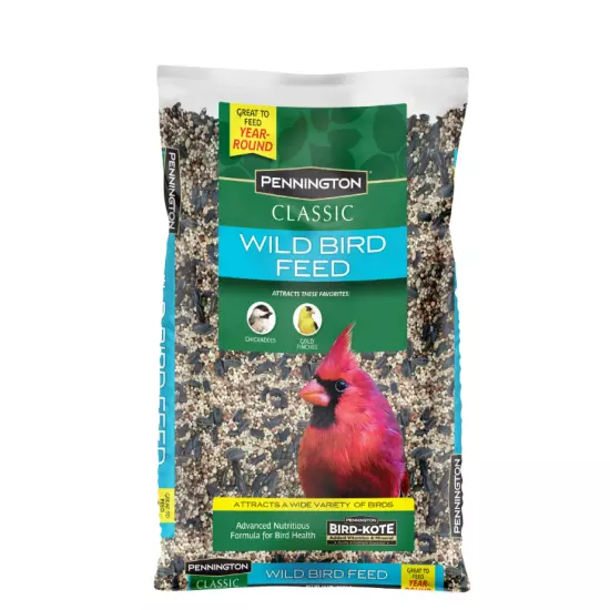 Pennington Classic Dry Wild Bird Feed and Seed, 10 lb. Bag, 1 Pack