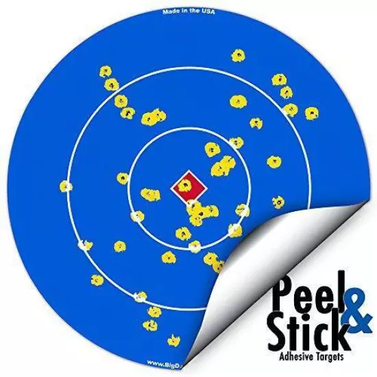 Big Dawg Targets - Adhesive 12 Inch Reactive Splatter Shooting Targets - 25 Pack