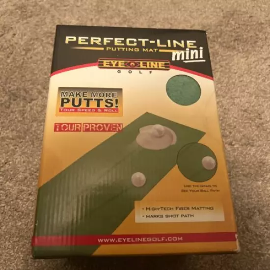 Golf Perfect - Line Mini Putting Mat Eye Line Golf Tour Proven