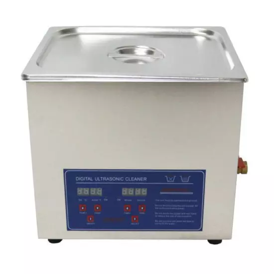 10L Ultrasonic Cleaner Heater Digital Display 500W 40khz 110V or 220V New