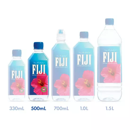 FIJI Natural Artesian Water, 16.9 fl. oz. (Pack of 6 Bottles)