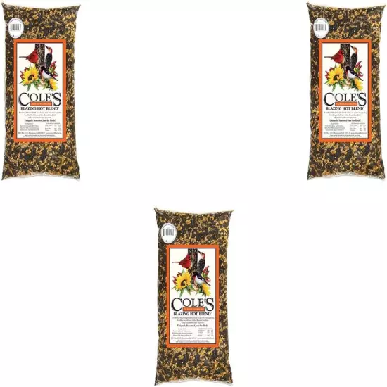 Cole's BH05 Blazing Hot Blend Bird Seed, 5-Pound Three Pack