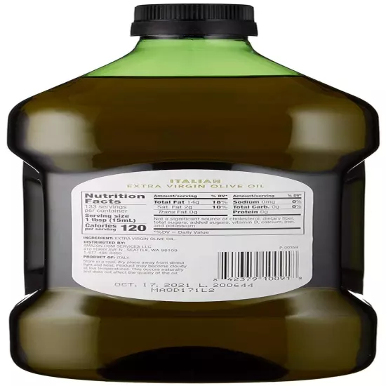 Italian Extra Virgin Olive Oil, 2 Liter