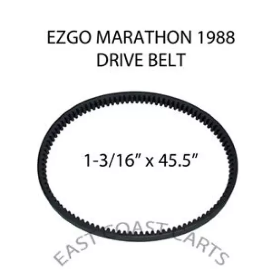 EZGO Marathon 1988 Golf Cart Primary Drive Clutch DRIVE BELT 23557-G1 