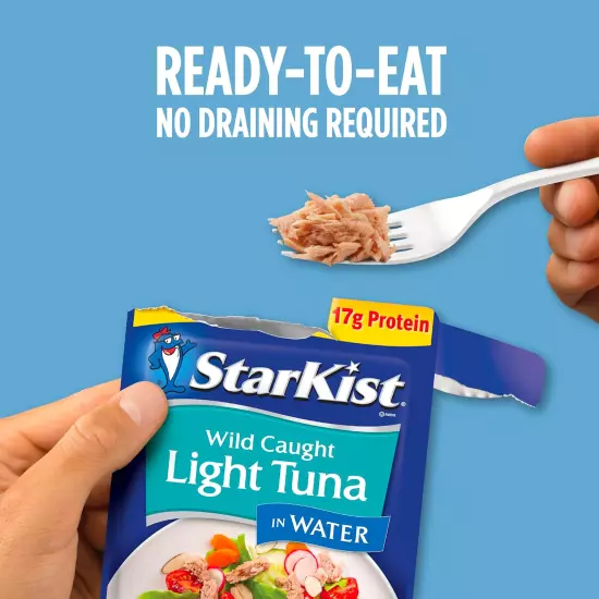 12-Pack Chunk Light Tuna in Water, 2.6 Oz Cans - Healthy & Convenient!