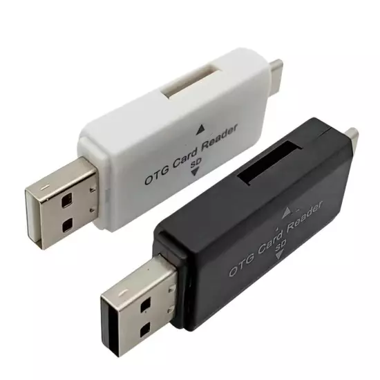 Card Reader 2 in 1 Type C SD TF Card Reader USB 2.0 Card Reader for PC|