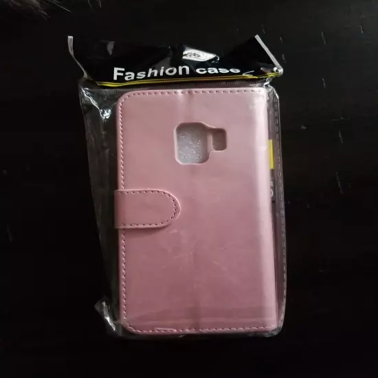 Fashion Case wallet compatible with galaxy Cover S9/G960 pink Gold Women's 