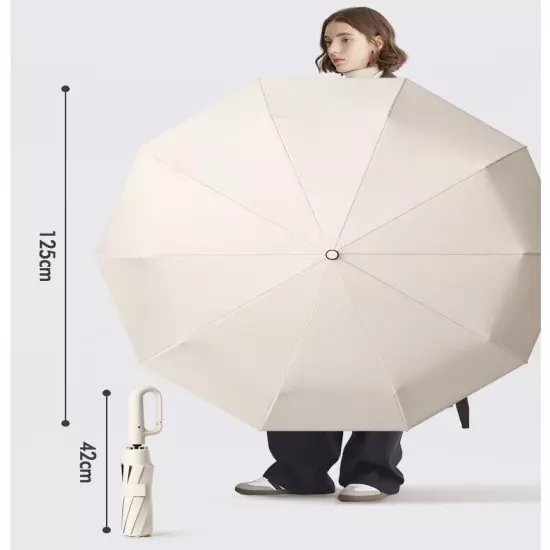 Collapsible umbrella women's large UV protection umbrella