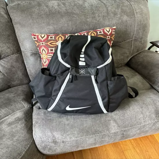 Nike Elite Quad Zip System Backpack Bag Basketball Black/White