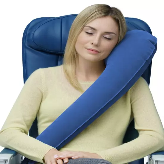 Travelrest Ultimate Inflatable Travel Body Pillow Neck Head Shoulder Support