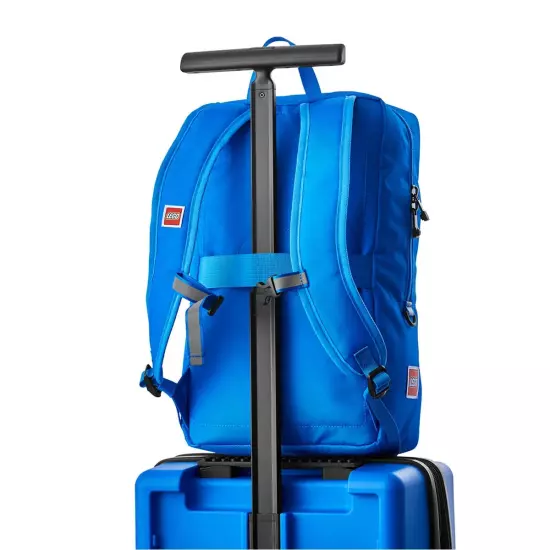 Lego Carry-on set expandable Trolley TSA lock & Backpack laptop compartment BLUE