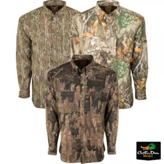 DRAKE NON-TYPICAL LONG SLEEVE MESH BACK FLYWEIGHT SHIRT WITH AGION ACTIVE XL