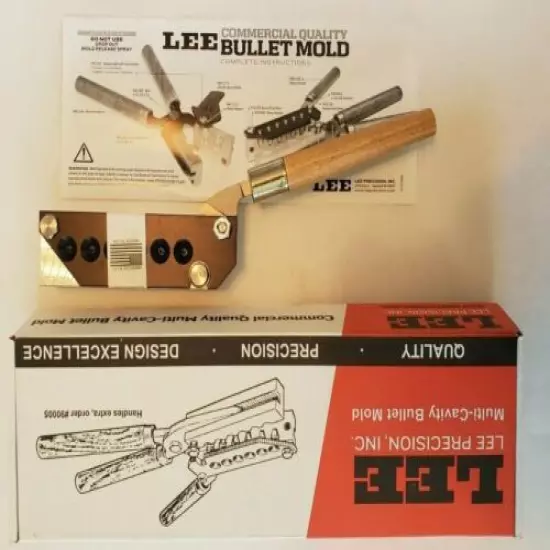 LEE 90289 6-Cavity Bullet Mold 452-230-TC .452 DIA 230 GR *45 ACP 45 COLT*