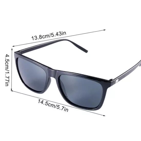 Square Polarized Sunglasses For Men Driving Sun-Glasses Male UV Block Prof