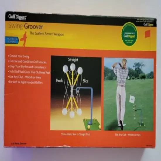 Golf Digest Swing Groover Practice & Training Set 088-04-0332.