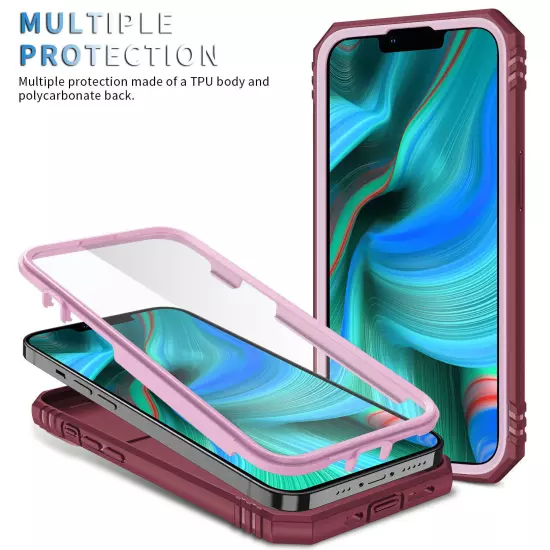 For iPhone 16 15 14 13 12 11 Pro Max 8 7 6 Slide Camera Lens Hybrid Stand Case