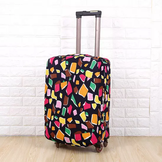 Elastic Print Luggage Suitcase Protector Cover Suitcase Anti Dust Scratch 18-28