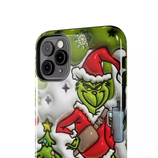 Grinch Tough Phone Cases Samsung S20 S21 S22 S23 Iphone 15 14 13 12 11