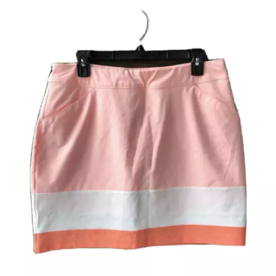 NWT Adidas Ultimate Adiatar Striped Skort Sz M MSRP $75