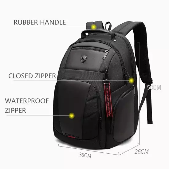 ARCTIC HUNTER Capacity Waterproof Laptop Business Backpack Men school Travel bag