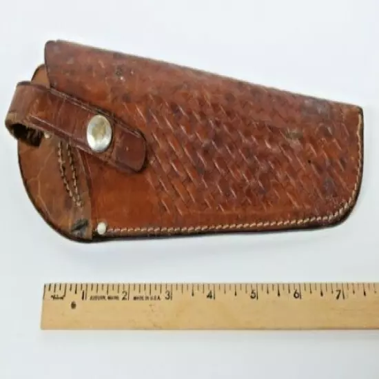 Vintage G.C. Company Leather Pistol Holster Model H-12 5 1/2"