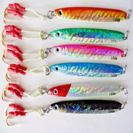 1 to 10 Pieces Knife Jig 3.5oz 100g Vertical Butterfly Saltwater Fishing Lures