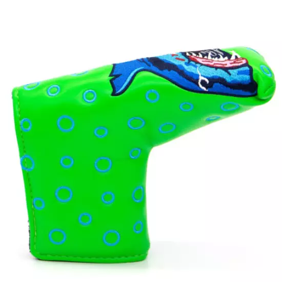 Protect Golf Club, Magnetic Shark Golf Blade Putter Head Cover Headcover Green