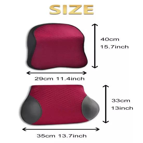 Headrest Car Neck Pillow Auto Seat Head Support Message Seat Neck Rest Cushion