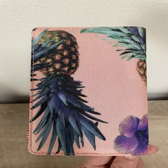 Herschel Supply Co. Passport Card Holder Wallet Tropical Hibiscus Print