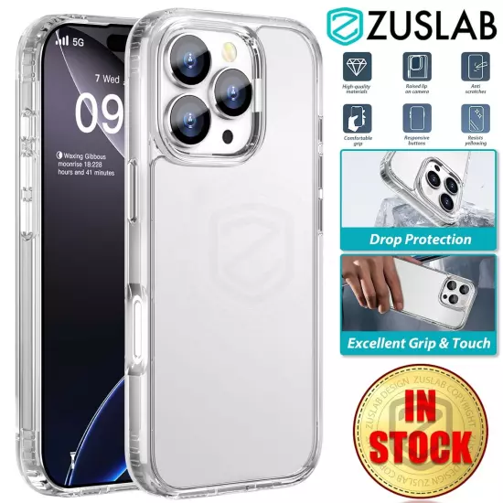 iPhone 16 Pro Max Plus Case Crystal Clear Anti-Yellow Hard Shockproof For Apple