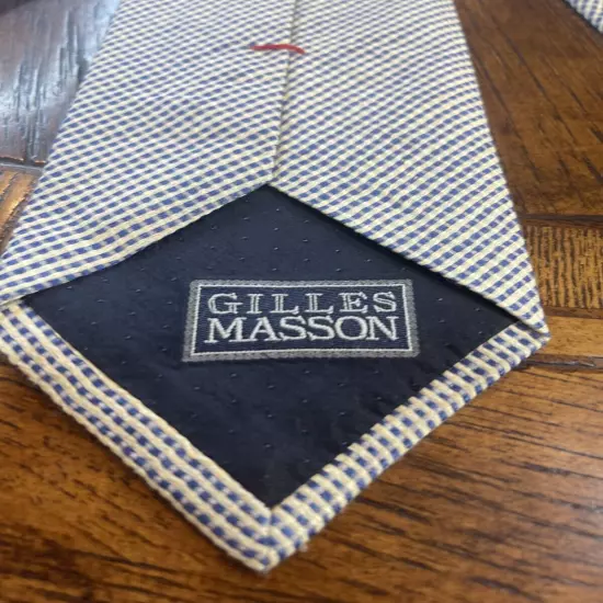 GILLES MASSON DRESS SUIT DESIGNER NECKTIE TIE FREE SHIPPING