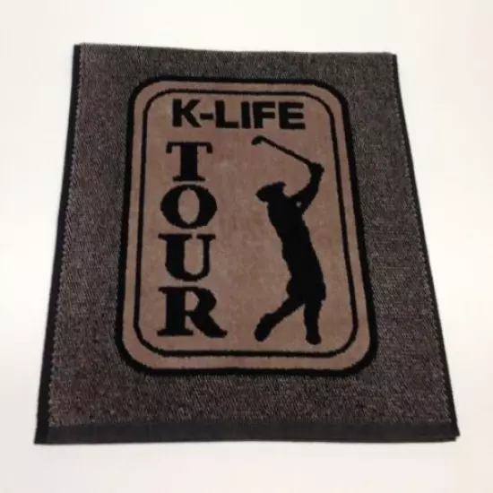 K-LIFE TOUR Golf Towel ~ 16" x 36" ~ Made In USA