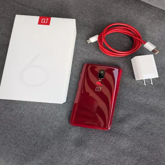 OnePlus 6 Red Unlocked 128GB Smartphone 