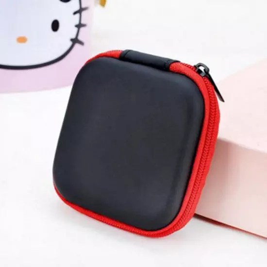 Mini Coin Purse Zipper Wallet Travel Earphone Key USB Cable Card Holder C_vm