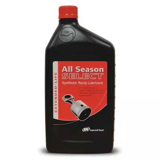 Ingersoll-Rand 38440228 Compressor Oil Coolant, Bottle, 1 L, 128 Viscosity