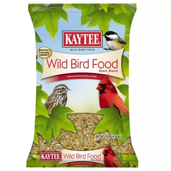 Kaytee Wild Bird Food Basic Blend 10 lb 10 Pound (Pack of 1)✅