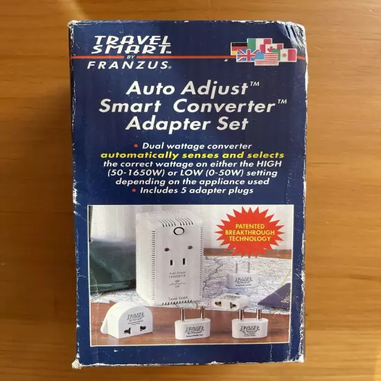 International Converter Adapter Preowned Set of Three Never Used