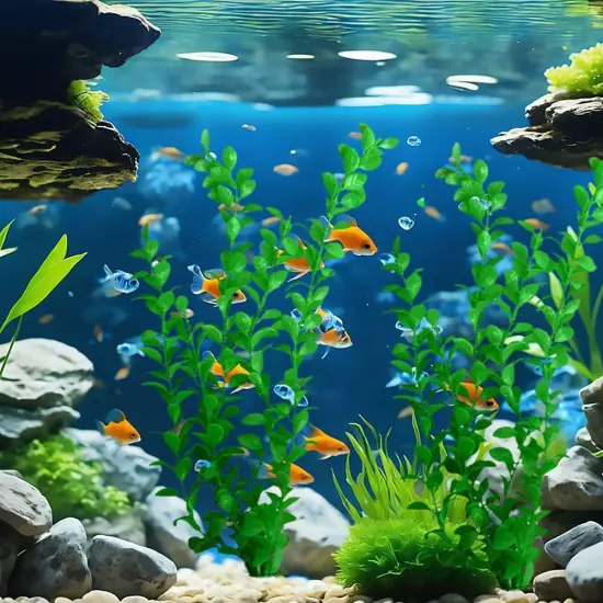 Artificial Fish Tank Water Plastic Aquarium Plants Ornament Decoratio