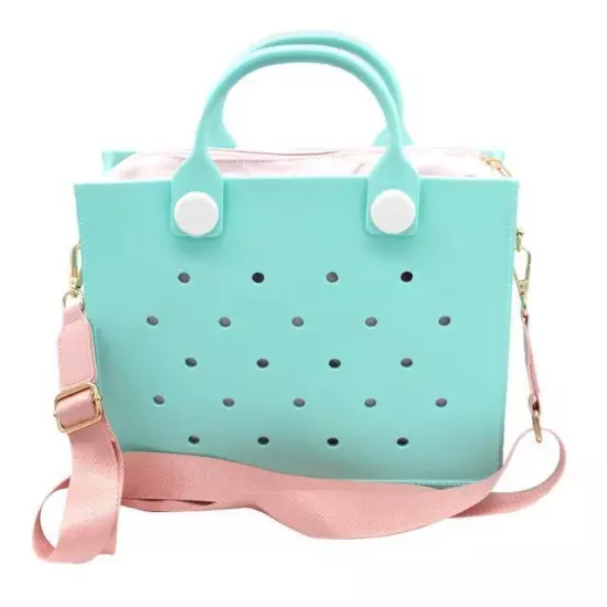 New Fashion Waterproof Beach Bag Women Cross-body Tote Bag Bogg Bag