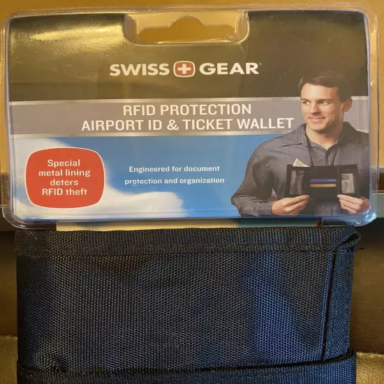 Swiss Gear Travel Wallet Passport ID Ticket Organizer RFID Protect Lined