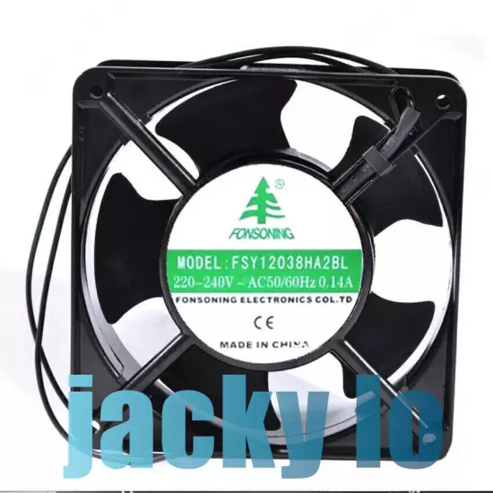 1PCS new fan freeship FONSONING FSY12038HA2BL 12038 220v 12cm