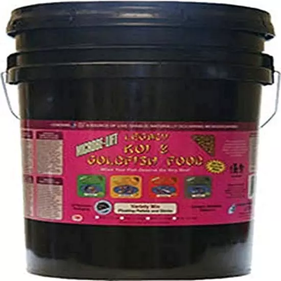 MICROBE-LIFT MLLVMXL Variety Mix Floating Fish Food Pellets and Sticks for Water