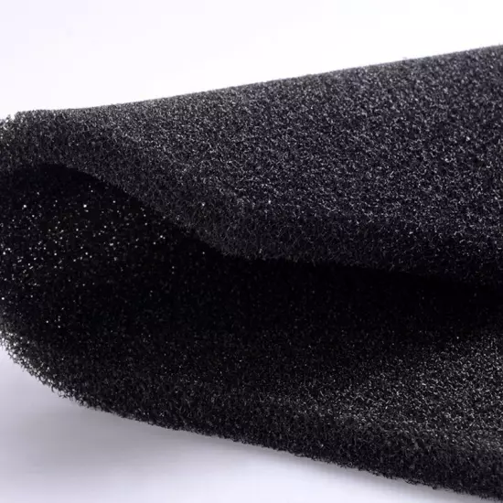 Aquarium Bio Sponge Foam Filter Media Pad for Fish Tank Sump Pond Cotton Black