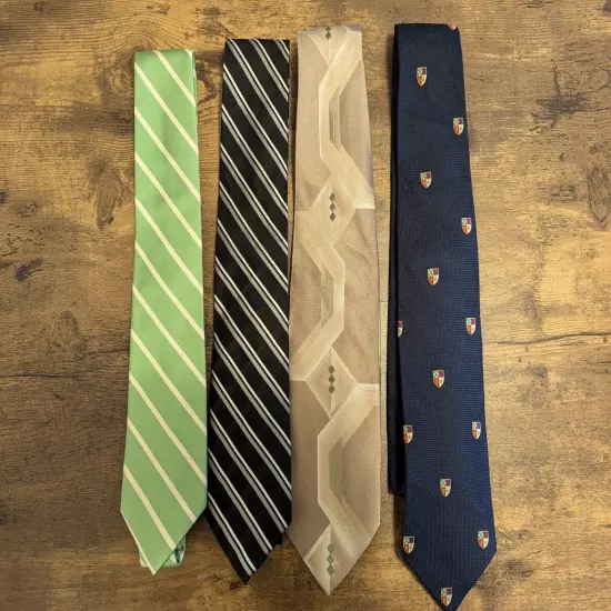 Lot of 16 Assorted 100% Silk Men's Ties