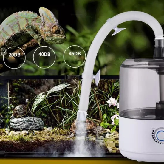 3L Reptile Humidifier Fogger Pet Supplies for Vivarium Enclosures Amphibians