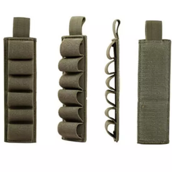 Tactical MOLLE Shotgun Shell Bag 5 Round GA Ammo Pouch Holder Carrier Military