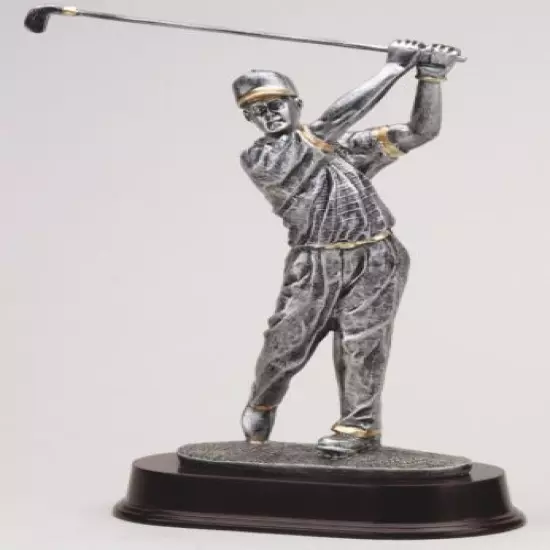 MALE GOLF RESIN AWARD 12" TALL TROPHY FREE LETTERING 2 SIZES AWESOME M~RF2053SG