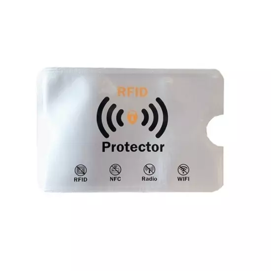 30 Pack Anti Theft Credit Card Protector RFID Blocking Safety Sleeve Shield