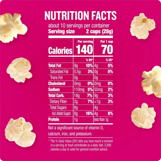 Angie's BOOMCHICKAPOP Sweet and Salty Kettle Popcorn,Gluten Free,Party Size 10oz