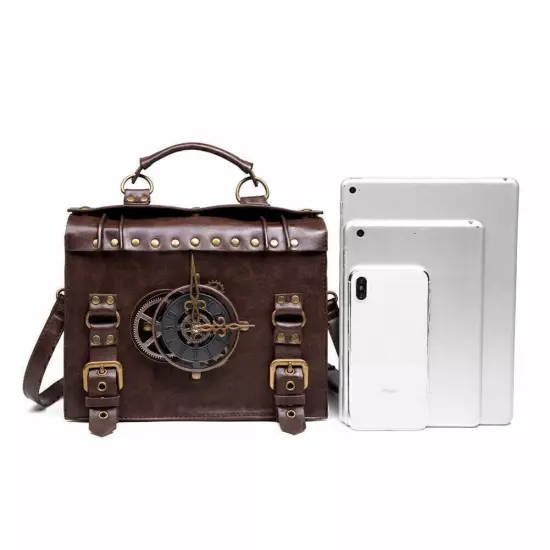 New Ladies Handbag Steampunk Retro Style Ladies Fashion Shoulder Crossbody Bag